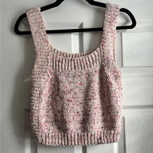 Zara Pink Knit Tank Top